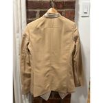 Korean Women’s Tailored Time Post Modern Blazer Business Casual Minimalist Tan Size 4 Photo 2