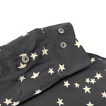 Equipment Femme Women's Black Star Print Silk Button Front Blouse Size S Photo 1
