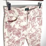 Ralph Lauren Lauren floral cream pink classic straight jeans size 6 NWT $100 Photo 4