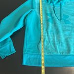 Under Armour Blue/green semi fitted Hoodie Photo 3