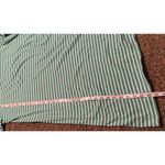 Garnet Hill Dress Womens 12 Green White Striped Cotton Casual Nautical Coastal Photo 10