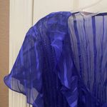 Ny Collection FINAL MARKDOWN  sheer blouse large Photo 1