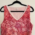 Violet+Claire  Paisley Print V-neck Layered Tank - Size L Photo 1