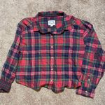 American Eagle AE Cozy Cabin Cropped Flannel Photo 5