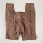 Lululemon Fast and Free Tight Leggings Side Pockets Ice Dye Wash Brown Earth 25” Photo 6