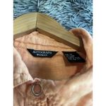 Autograph Shirt Womens Size XL Linen Boho Lagen Peasant Cottage Colorful Top Blue Photo 2