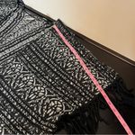 Free People  open front cocoon kimono duster, fringed sleeve det Oversized XS Photo 7