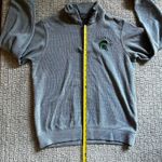 Champion Michigan State Spartans Men Small Gray 1/4 Zip Pullover Sweatshirt NCAA Photo 12