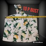 Ann Taylor  One shoulder fruit print lemons Top Size 14 P NWOT Photo 4