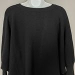 Tempo Paris NWT  Sweater Oversized Fitted Sleeve Black Size‎ Medium/Large V-Neck Photo 5