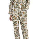 SZ Blockprint Jumpsuit Padra Print in Moss Floral Cotton One Photo 1