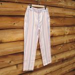 Rebecca Minkoff NWT  Ginger Striped Linen Blend Pants Photo 3
