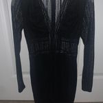 Lucy Wang Black Long Sleeve Dress Photo 1