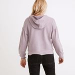 Madewell Pleat-Sleeve Shrunken Hoodie Sweatshirt Photo 14