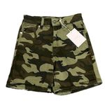 NWT KanCan Camouflage “Hazel” long shorts with stretch high rise Photo 0