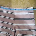 Loft Ann Taylor Striped Dusty Pink, Black and Cream Shorts sz 0 Photo 3