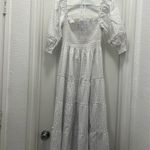 Hill House Home The Nap Dress Ellie Blue Micro Floral Cotton Smocked S Photo 5