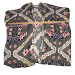 Krazy Kat  Kimono XL Open Cardigan Rayon Floral Swim Cover Open Cardigan Beach Photo 5