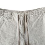 Talbots  cream colored shorts button zip drawstring closure and pockets size 2 Photo 2