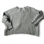 Vintage Havana cable knit grey and black star sleeve sweater Gray Size M Photo 7