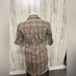 Plaid dress Brown Size 6 Photo 3
