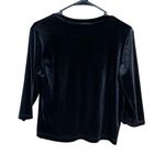 143 I Love You 90s Y2K Black Vintage Velvet Cardigan‎ Butterfly Closure Size M Size M Photo 6