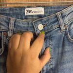 ZARA women’s Light Blue Flare Jeans size 8 Photo 2