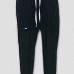 FIGS  Zamora Jogger Scrub Pants Zippered Cargo Pocket High Rise Black sz S Photo 2