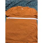 NWT J.Crew Size Large Women Burnt Orange‎ Brown Shirt Slub Cotton Tee V Photo 4