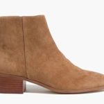 J.Crew  Tan Genuine Leather Closed Toe Block Heel Ankle Bootie Size 6 Photo 0