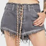 Free People Becket Cut Off Slouchy Shorts - Size 24 Photo 0