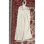 BHLDN  Ivory Halter Maxi Dress Wedding Bridal Formal Gown New With Tags Photo 9