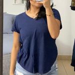 Old Navy Old Navvy Navy Blue V Neck T-Shirt Photo 0