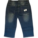 NWT ~ Long Denim Blue Jeans Walking Shorts ~ Women's Size MEDIUM Photo 2