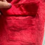 W By Worth  💯 Genuine RED Suede Leather Skirt size 4 Photo 3
