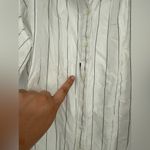 Madewell Shirred Bubble-Sleeve Button-Up Shirt Size M Photo 4