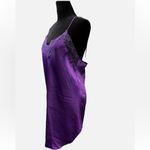 Victoria's Secret Vintage VS Gold Label Purple Embroidered Floral Lace Chemise Nightgown Slip Photo 1