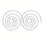 Unique Delysia King Women Cute Earrings Goddess Temperament Round Spiral Photo 3