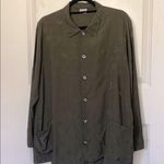 CP Shades Olive Button Down Shirt/Jacket Small Photo 0