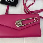Versace Versus by Pink Leather Wallet Bag w/Medusa Photo 4