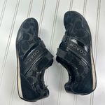 Coach  Black Signature Velcro Sneakers Women’s Size 7.5 Photo 2