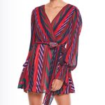 La Maison Talulah Sugar And Spice Long Sleeve Mini Dress size Small Pink Photo 6