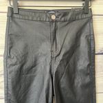 Missguided Vice Black Coated High Rise Skinny Jeans Photo 6