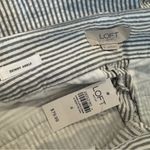Loft NWT Ann Taylor Seersucker Cotton Lightweight Pinstripe Dress Pants Size 4 Photo 4