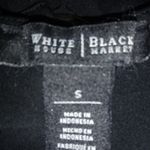 White House | Black Market WHBM S Black O-Ring Wine Diamond Halter Top Photo 1