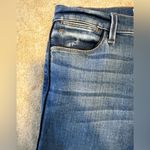 frame denim FRAME LE HIGH SKINNY JEANS WITH BLACK LEATHER  LIKE PIPING SIZE 26 Photo 8