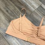Quince  Micromodal Ruched Bralette Tan Size X-Large Warm Sand Wireless Comfy Photo 5
