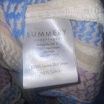 Summery Copenhagen Louise Long Sleeve Shirt Dress Size Small Purple Photo 5