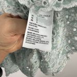 American Eagle  Babydoll Crop Top Womens Large Green Floral Fairy Cottage Boho Photo 3