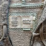 Anthropologie Saturday Sunday Peplum Zippered Hoodie Sweatshirt Jacket Size S Photo 2